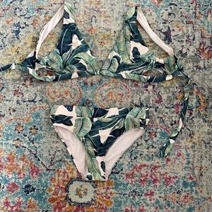 Size large top with size small bottoms